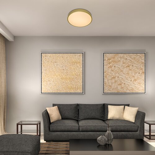 Plafoniera LED Tesia, auriu, 36W, 2300lm, 3000K, IP20, Rabalux, 71037