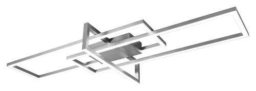 Plafoniera LED Thabita, crom satin, 35W, 2500lm, 4000K, IP20, Rabalux, 6867