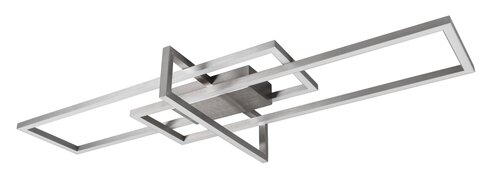 Plafoniera LED Thabita, crom satin, 35W, 2500lm, 4000K, IP20, Rabalux, 6867