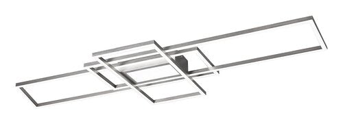Plafoniera LED Thabita, crom satin, 54W, 4200lm, 3000-6500K, IP20, Rabalux, 6869