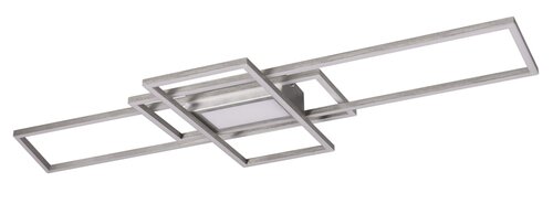 Plafoniera LED Thabita, crom satin, 54W, 4200lm, 3000-6500K, IP20, Rabalux, 6869