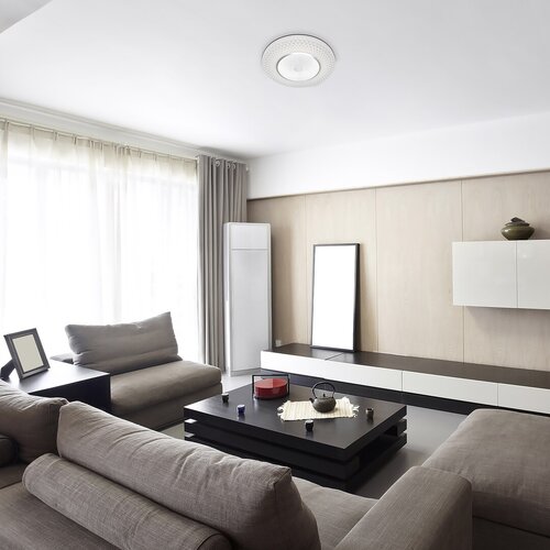 Plafoniera LED Tornado, crom, 72W, 5470lm, 3000-6500K, IP20, Rabalux, 3254