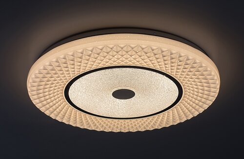 Plafoniera LED Tornado, crom, 72W, 5470lm, 3000-6500K, IP20, Rabalux, 3254