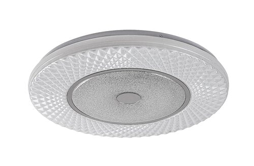 Plafoniera LED Tornado, crom, 72W, 5470lm, 3000-6500K, IP20, Rabalux, 3254