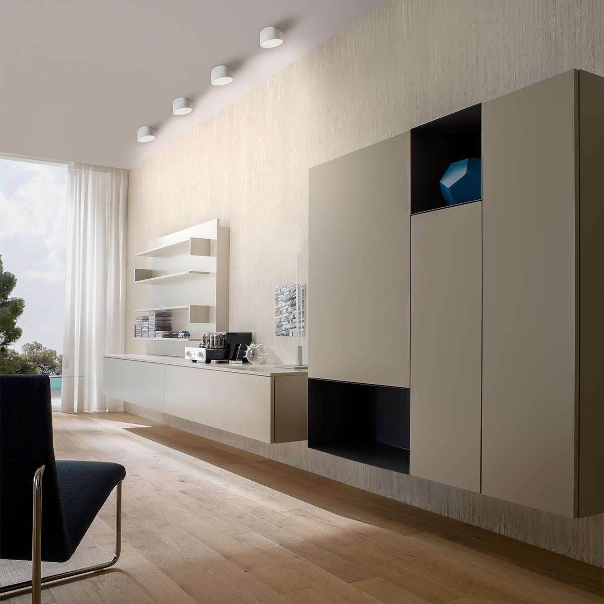 Plafoniera LED Uto, alb mat, 6W, 750lm, 3000K, IP20, Redo, 01-1625