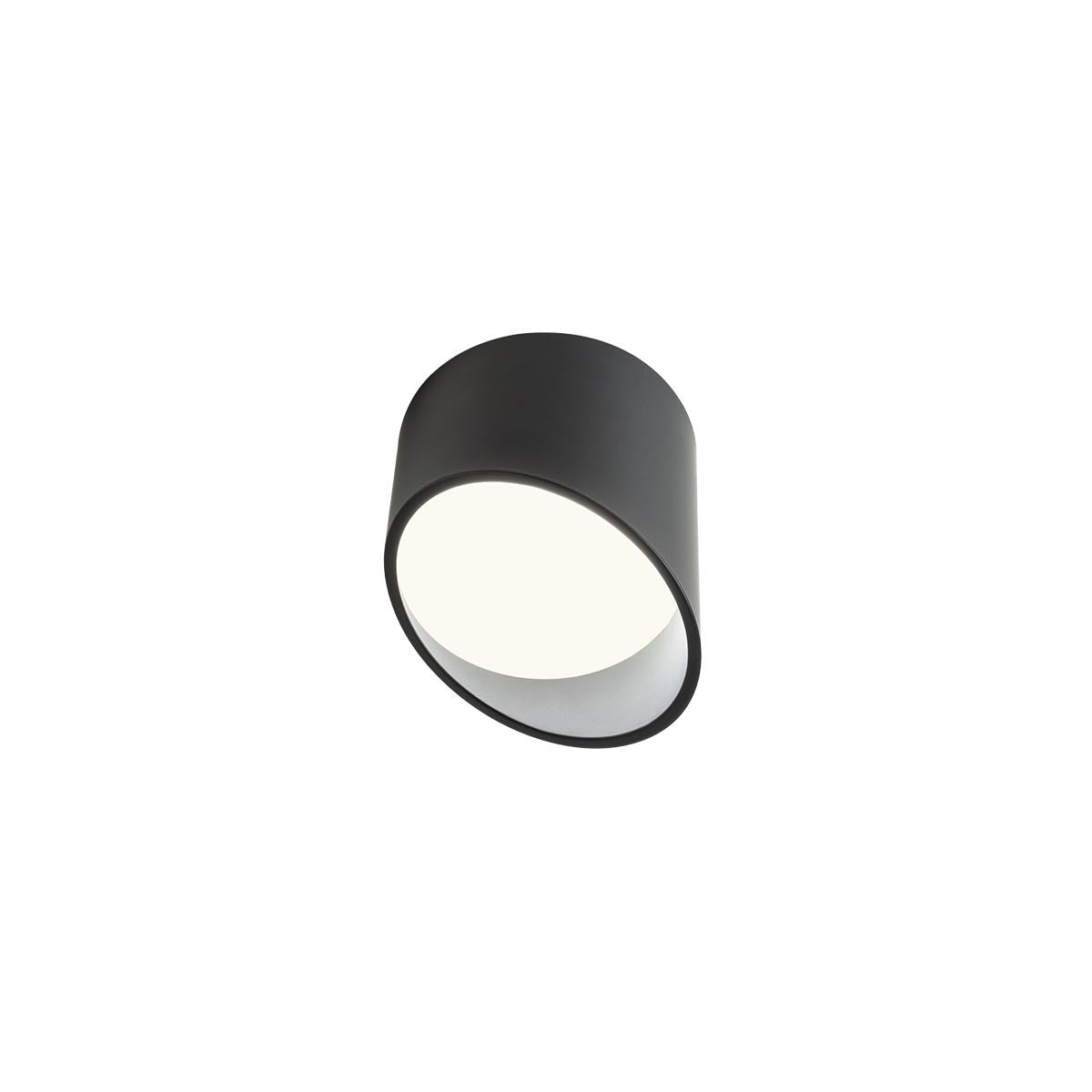 Plafoniera LED Uto, negru mat, 6W, 750lm, 3000K, IP20, Redo, 01-1626