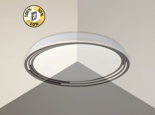 Plafoniera LED Valter, maro, 36W, 2250lm, 3000K, IP20, Rabalux, 3750