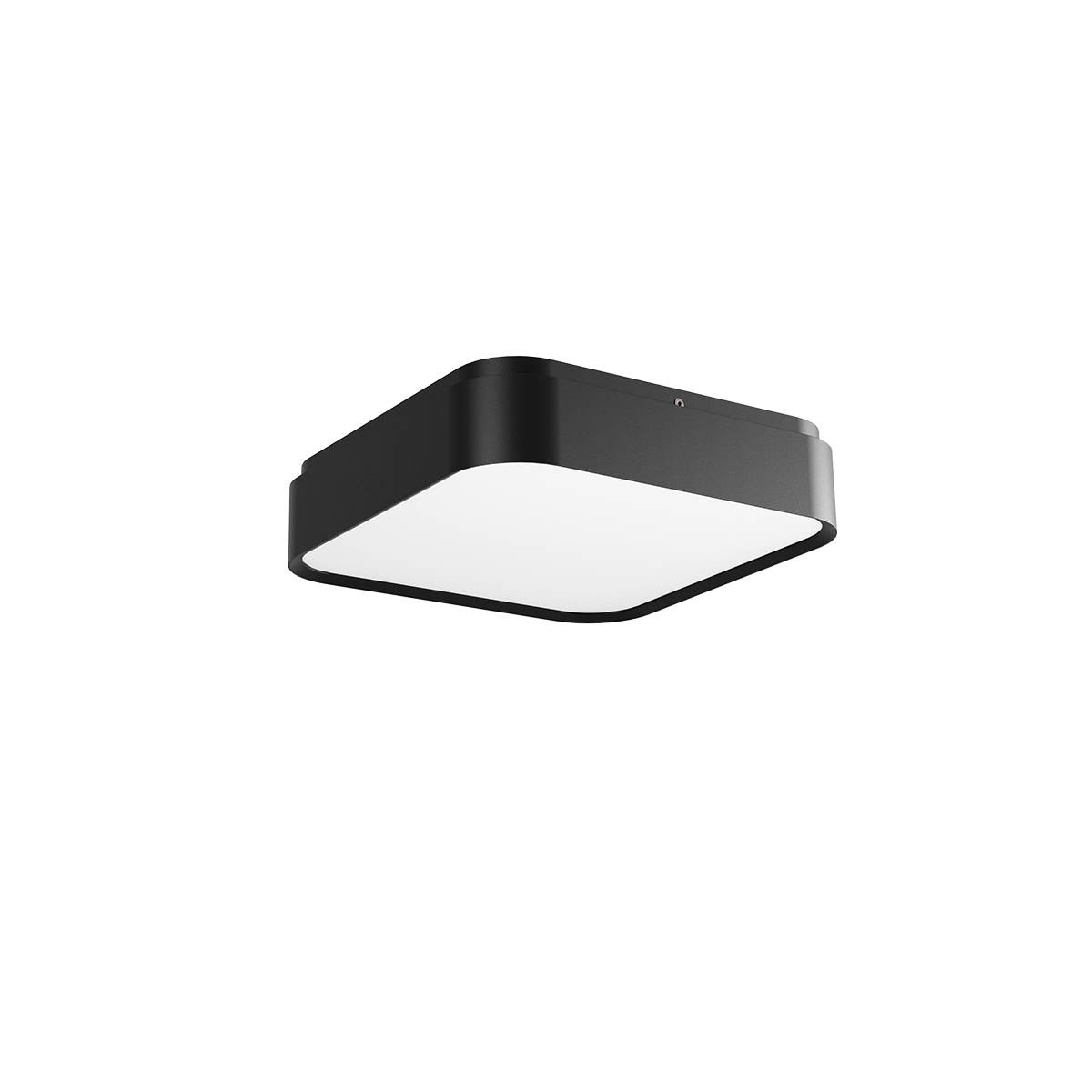 Plafoniera LED Yomo, negru mat, 32W, 3428 lm, 3000K, IP20, Redo, 01-2575