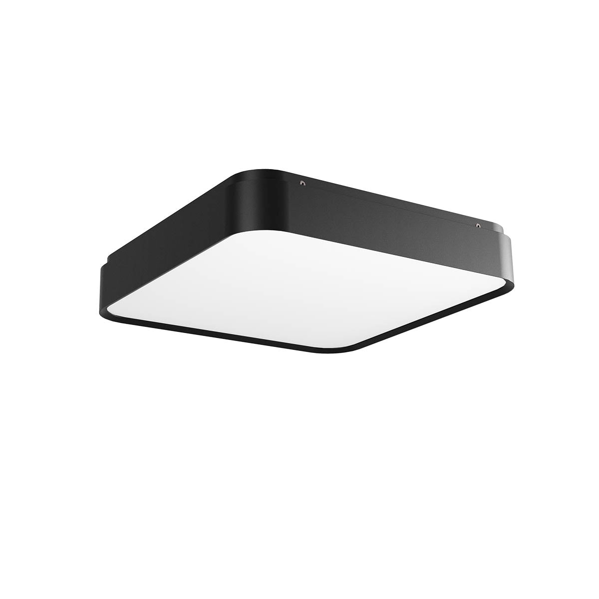 Plafoniera LED Yomo, negru mat, 47W, 4950 lm, 3000K, IP20, Redo, 01-2578