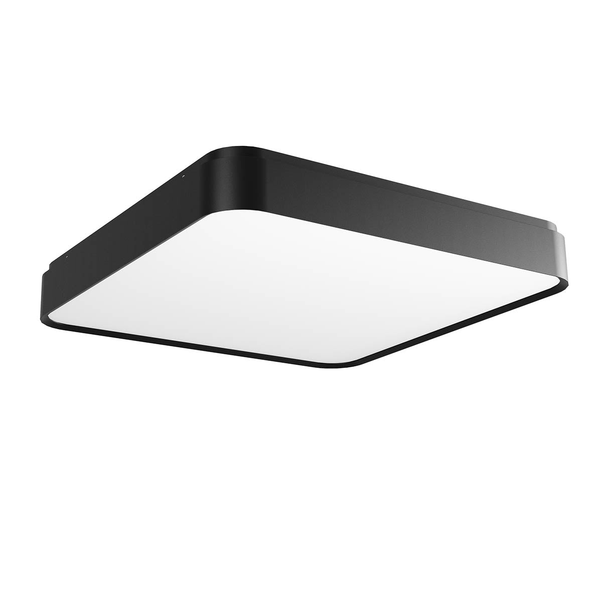 Plafoniera LED Yomo, negru mat, 60W, 6472 lm, 3000K, IP20, Redo, 01-2581