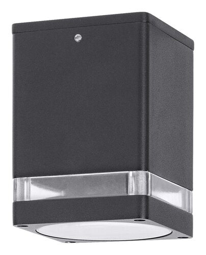 Plafoniera exterior Zombor, antracit, 1XGU10, D.9cm, IP54, Rabalux, 7818
