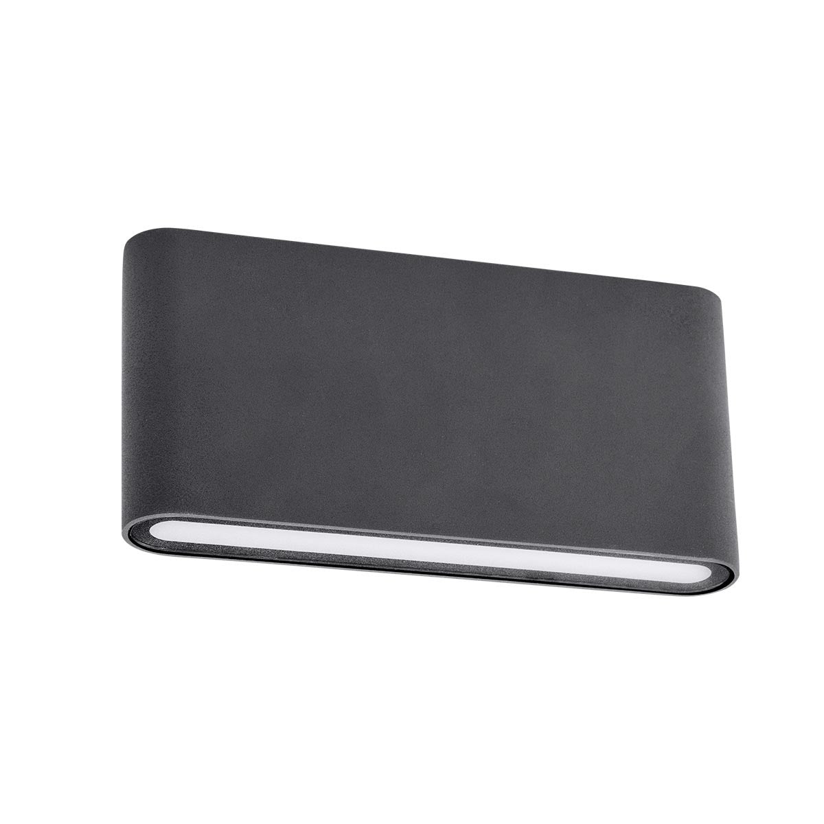 Aplica LED exterior Pocket, gri inchis, 12W, 1524lm, 3000K, IP54, Redo, 9054