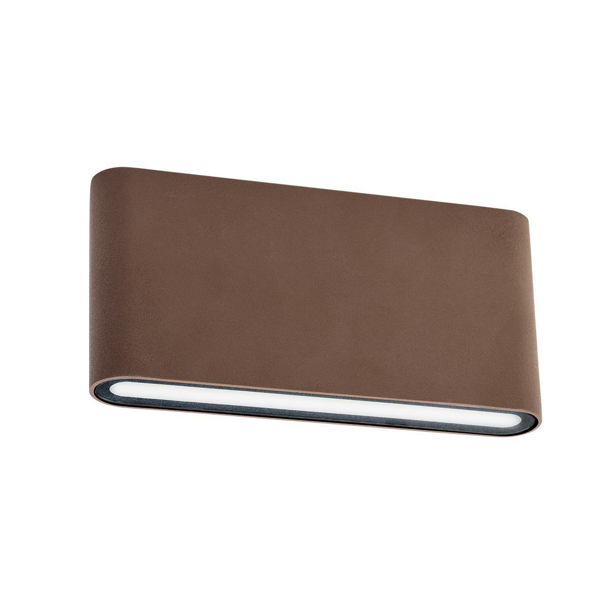 Aplica LED exterior Pocket, maro inchis, 12W, 1524lm, 3000K, IP54, Redo, 9055