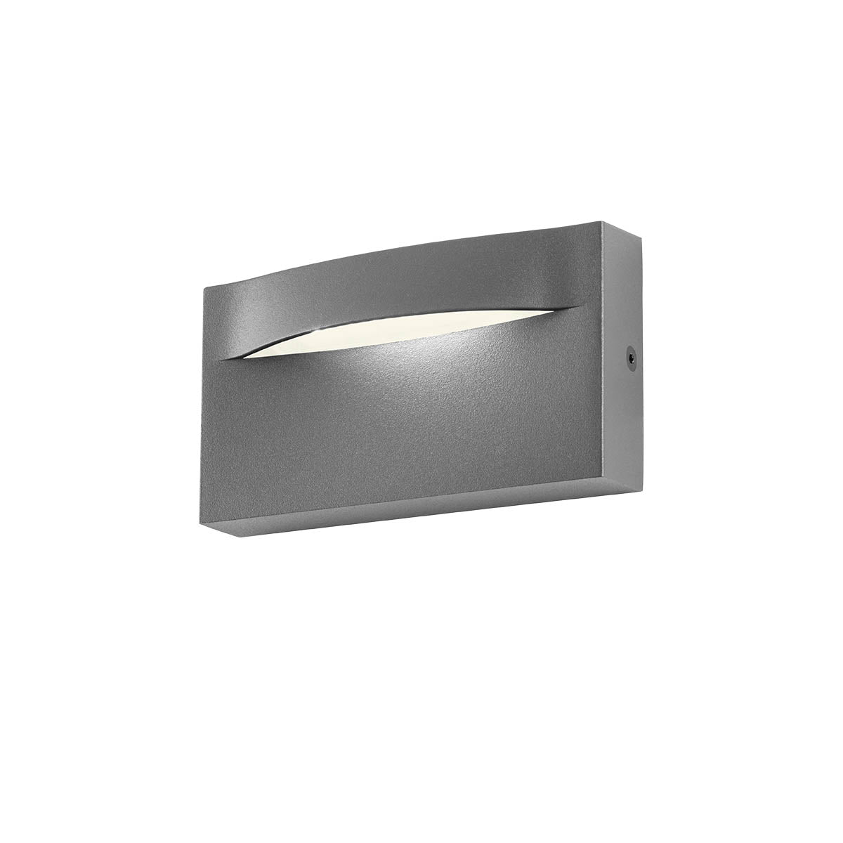 Aplica LED exterior Polifemo, gri inchis, 8W, 990lm, 3000K, IP65, Redo, 90426