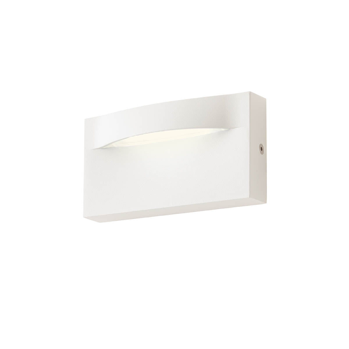 Aplica LED exterior Polifemo, alb mat, 8W, 990lm, 3000K, IP65, Redo, 90425