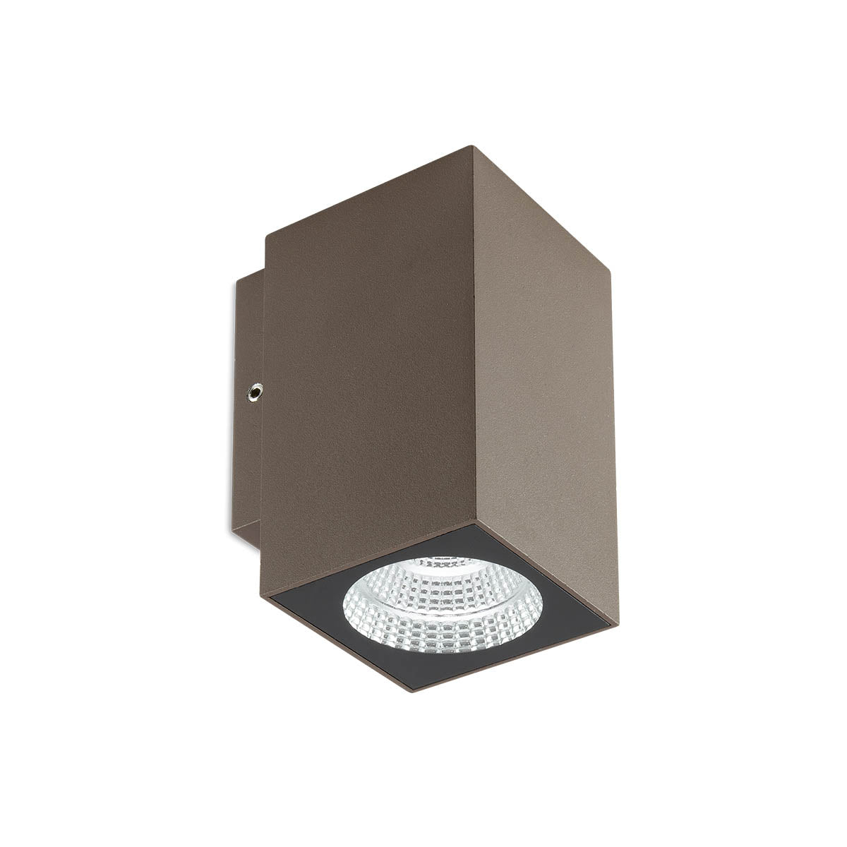 Aplica LED exterior Quad, maro inchis, 3W, 360lm, 3000K, IP65, Redo, 90086