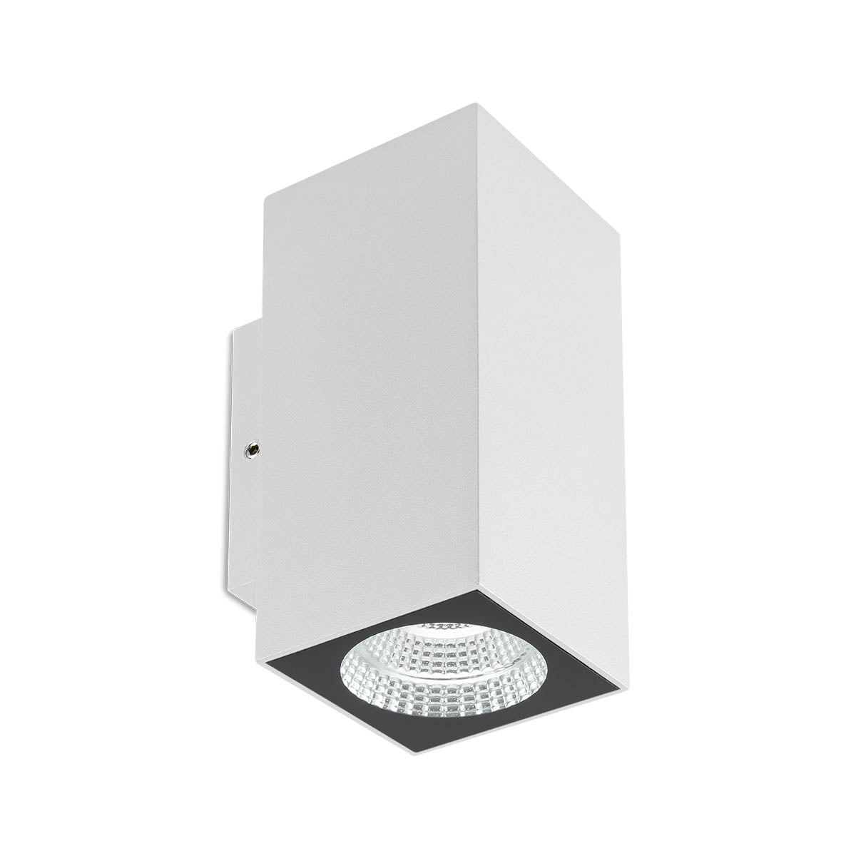 Aplica LED exterior Quad, alb mat, 6W, 660lm, 3000K, IP65, Redo, 90087