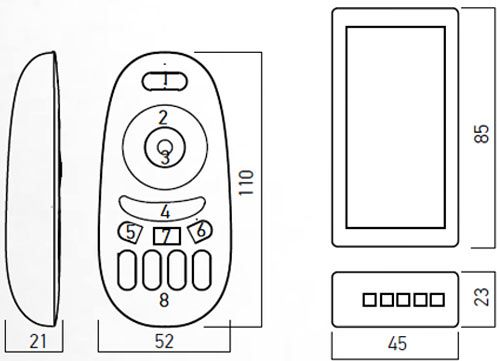 Sistem control semnal RGBW