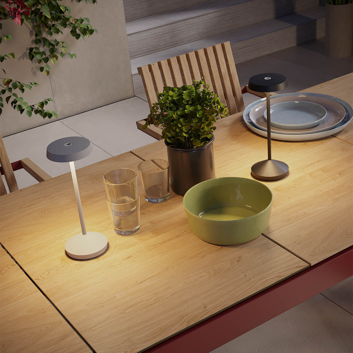 Veioza LED exterior/interior Sophie, alb mat, 2,2W, 203 lm, 2700/3000K, IP65, Redo, 90313