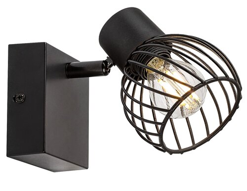 Spot Aberama, negru, E14 1X 10W, Rabalux 73001