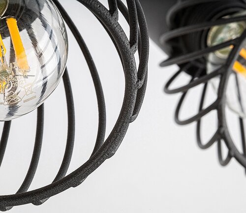 Spot Aberama, negru, E14 2X 10W, Rabalux 73002