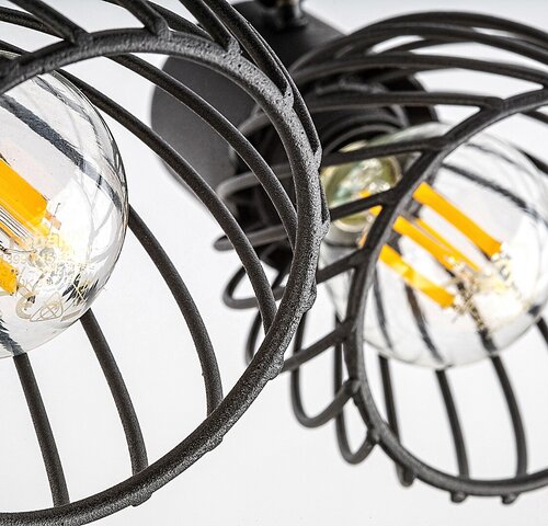 Spot Aberama, negru, E14 2X 10W, Rabalux 73002