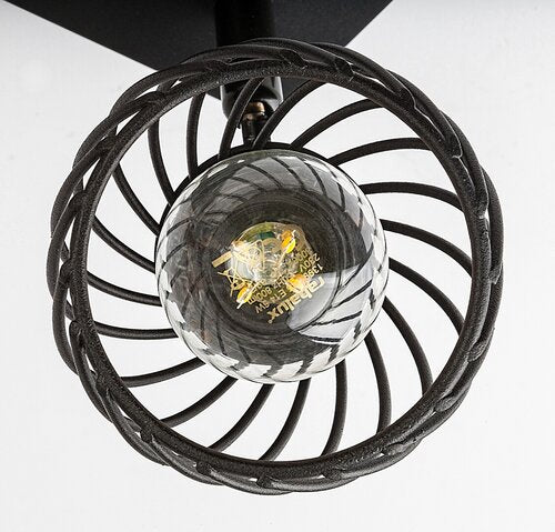 Spot Aberama, negru, E14 2X 10W, Rabalux 73002