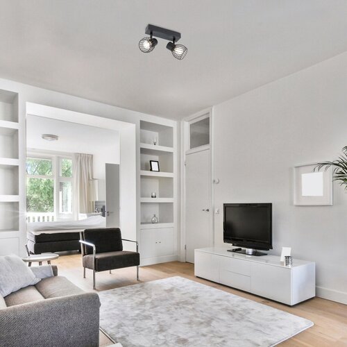 Spot Aberama, negru, E14 2X 10W, Rabalux 73002