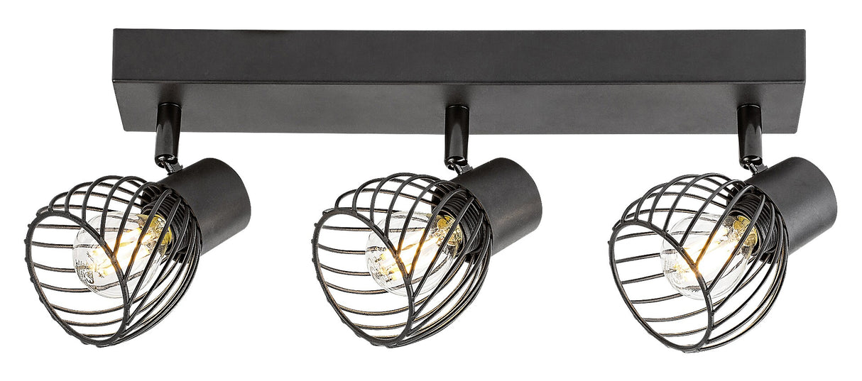 Spot Aberama, negru, E14 3X 10W, Rabalux 73003