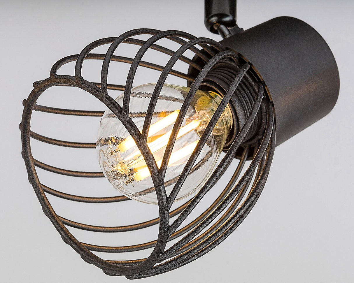 Spot Aberama, negru, E14 3X 10W, Rabalux 73003