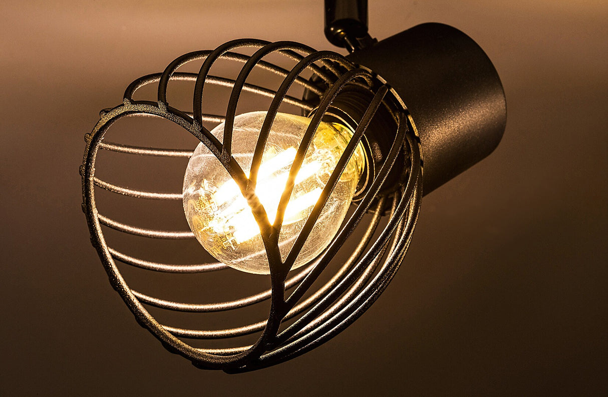 Spot Aberama, negru, E14 3X 10W, Rabalux 73003