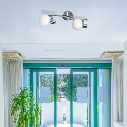 Spot Aurel, crom satin, E14 2x 40W, Rabalux 6342