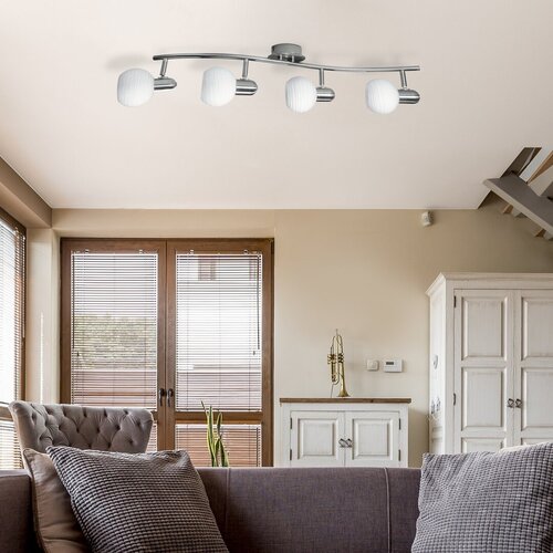 Spot Aurel, crom satin, E14 4x 40W, Rabalux 6344