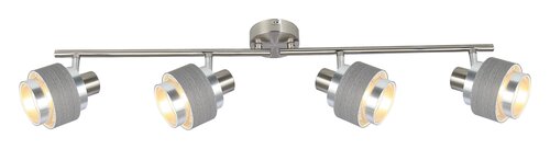 Spot Basil, crom satin, 3xE14 , Rabalux 5382