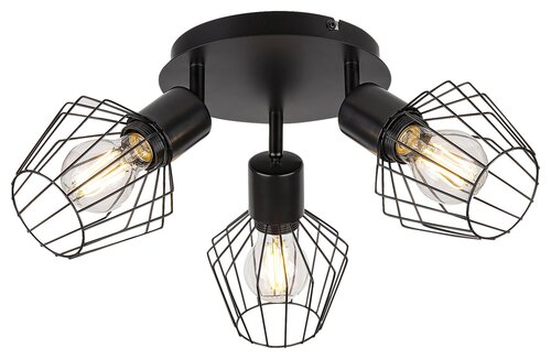 Spot Belano, negru, E27 3x 40W, Rabalux 3536