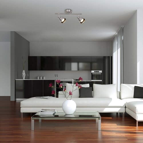 Spot Blake, crom satin, GU10 2x 50W, Rabalux 3184