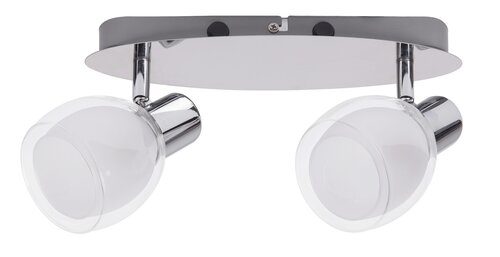 Spot Dave, crom, E14 2x 40W, Rabalux 6836