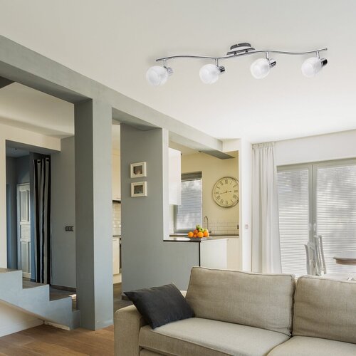 Spot Dave, crom, E14 4x 40W, Rabalux 6838