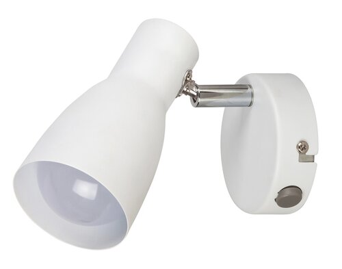 Aplica Ebony cu intrerupator, alb, 1xE27, Rabalux 6025