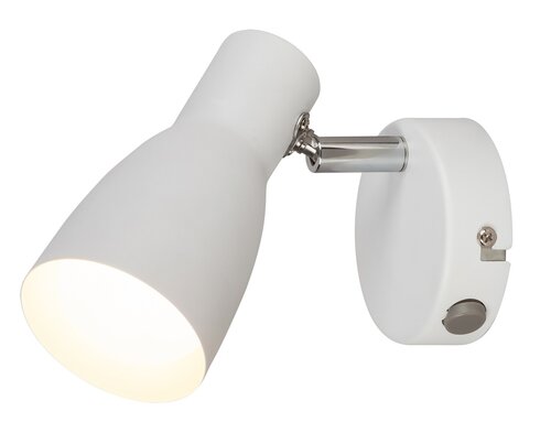 Aplica Ebony cu intrerupator, alb, 1xE27, Rabalux 6025