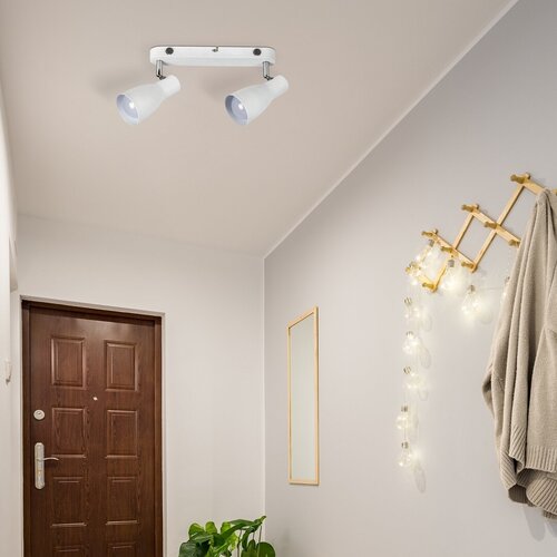 Aplica/Plafoniera Ebony, alb, 2xE27, IP20, Rabalux, 6027