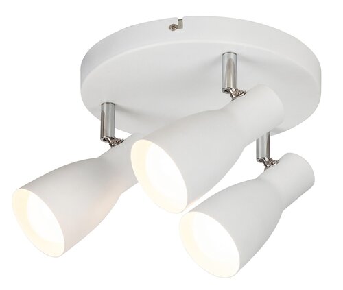 Plafoniera Ebony, alb, 3xE27, IP20, Rabalux, 6028