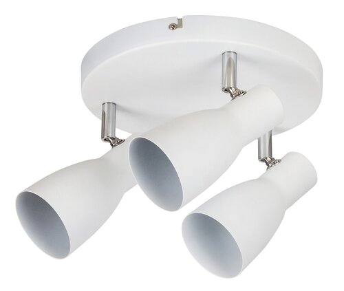 Plafoniera Ebony, alb, 3xE27, IP20, Rabalux, 6028