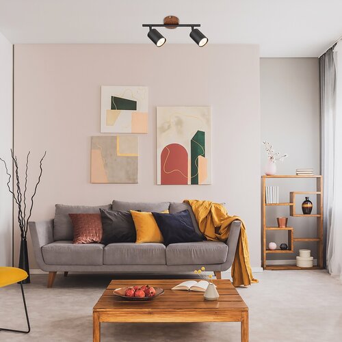 Spot Edmund, stejar, 2xGU10 , Rabalux 5296