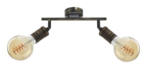 Spot Fidel, auriu antic, E27 2x 25W, Rabalux 3215