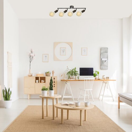 Spot Fidel, auriu antic, E27 4x 25W, Rabalux 3217