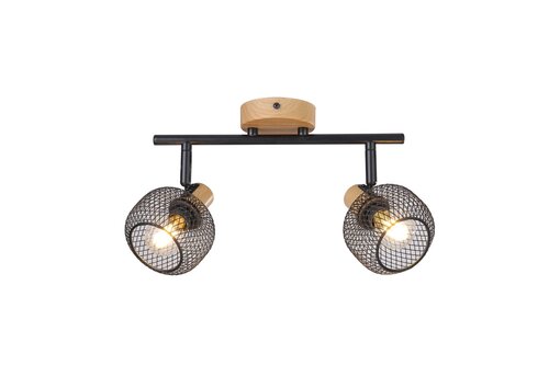 Spot Grendel, fag, E14 2x 40W, Rabalux 3128