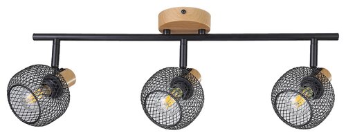 Spot Grendel, fag, E14 3x 40W, Rabalux 3129