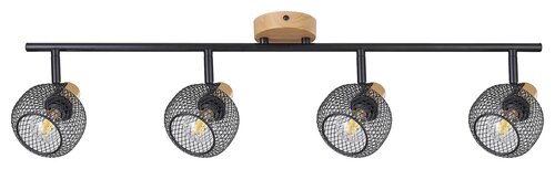 Spot Grendel, fag, E14 4x 40W, Rabalux 3130