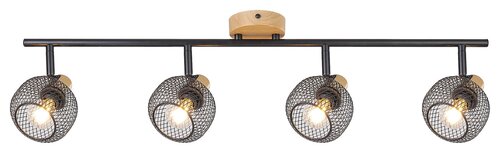 Spot Grendel, fag, E14 4x 40W, Rabalux 3130